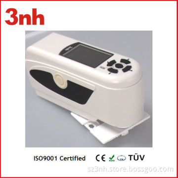 Portable colorimeter with D65 light for paper industry